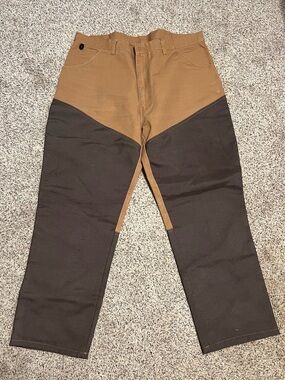 Wolf Mountain Brushbuster Hunting Pants Men's 40x30 Brown Canvas